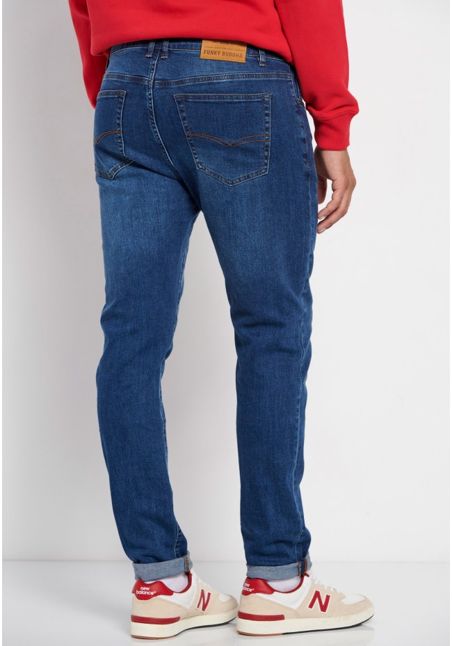 Τζιν παντελόνι tapered fit