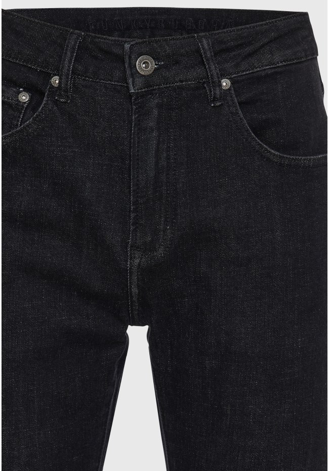 Tapered fit τζιν παντελόνι