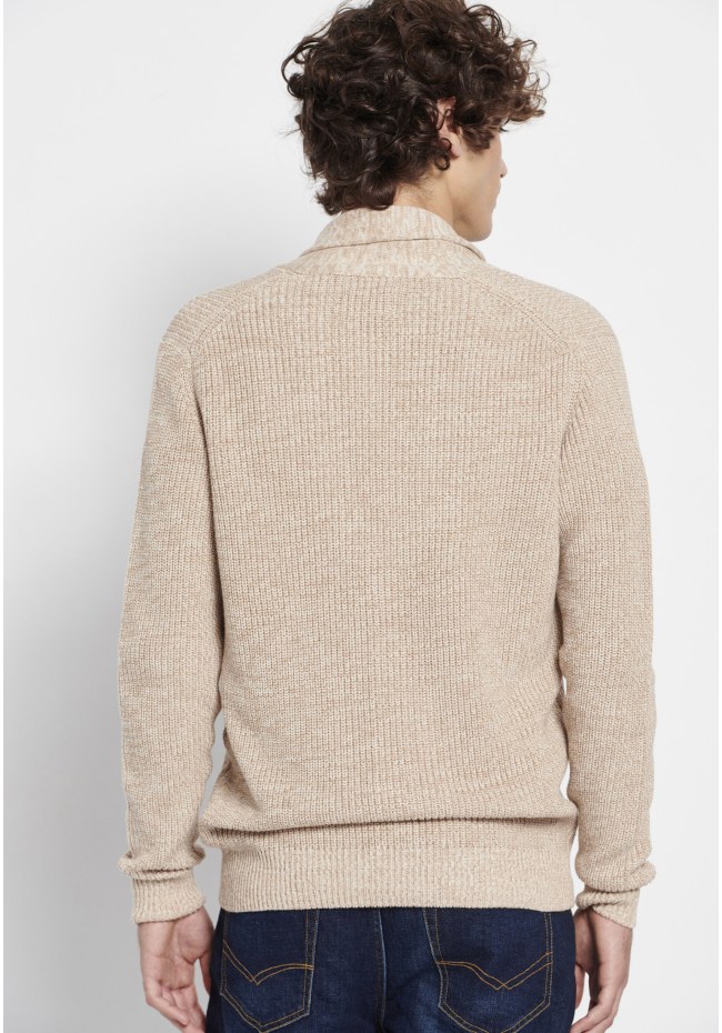 Μen's knitted cardigan with buttons