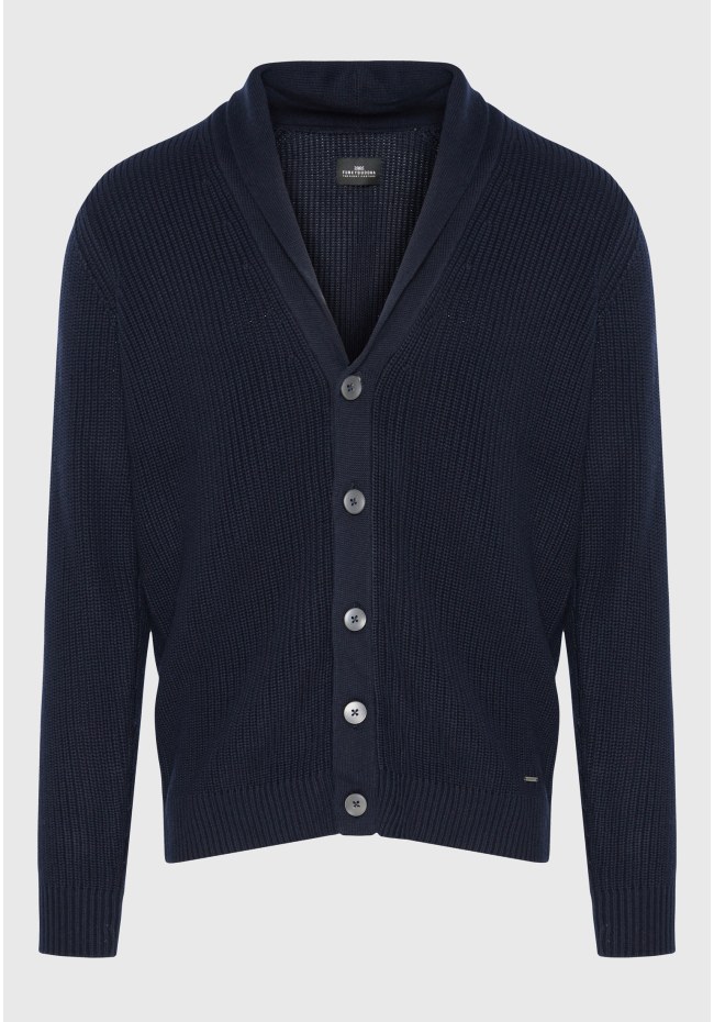 Μen's knitted cardigan with buttons
