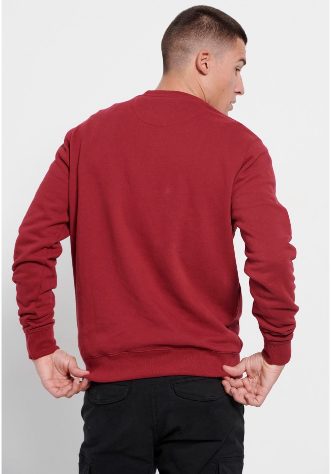 Crew neck sweatshirt with Funky Buddha print