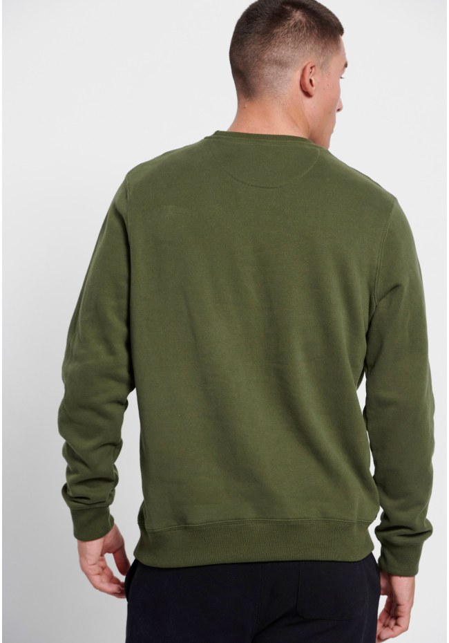 Crew neck sweatshirt with Funky Buddha print