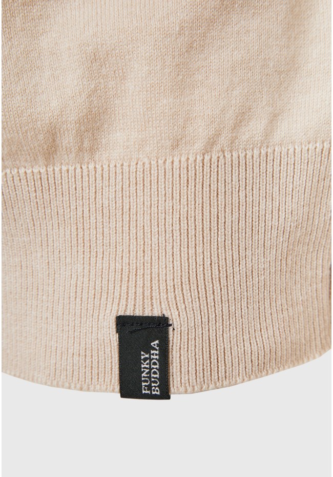 Men's knitted polo shirt