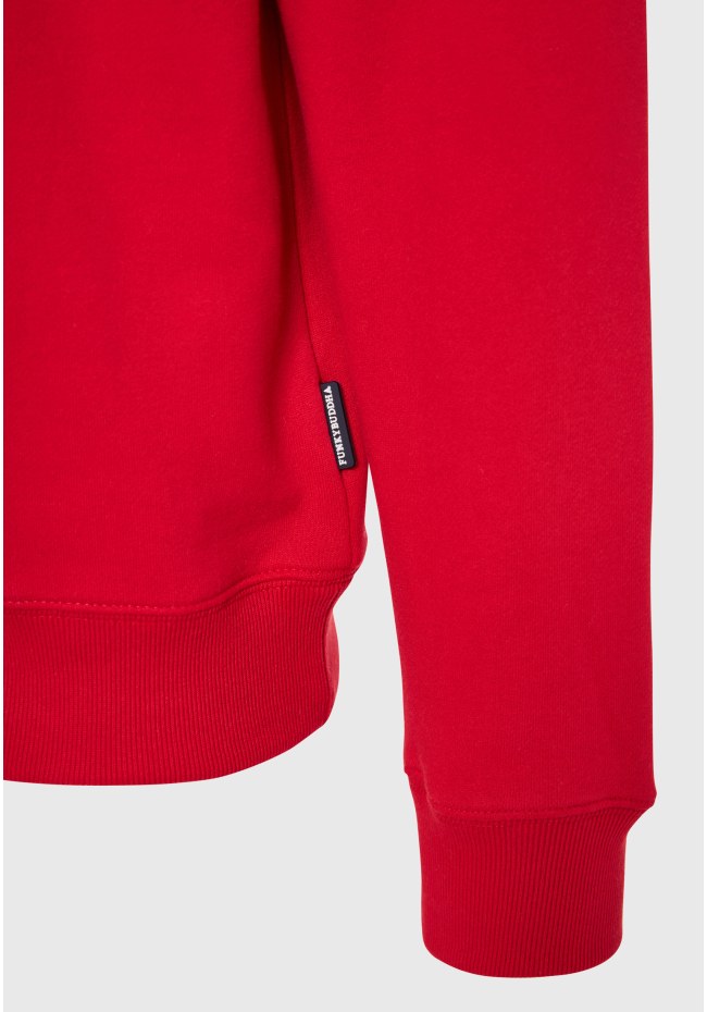 Chest branded printed crew neck sweatshirt