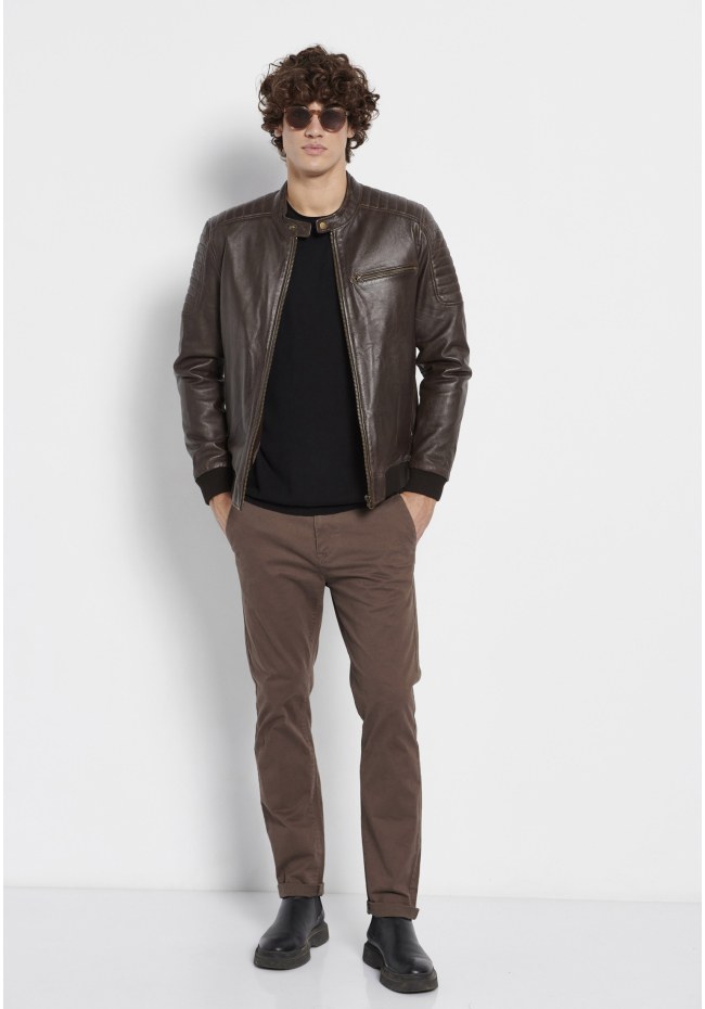 Men's leather jacket (Sheepskin)