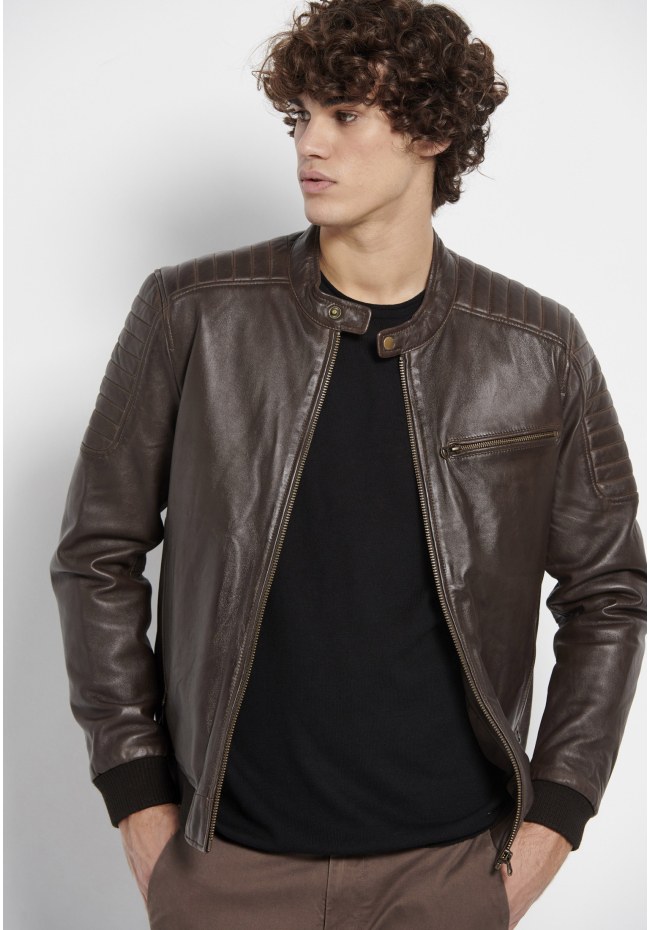 Men's leather jacket (Sheepskin)
