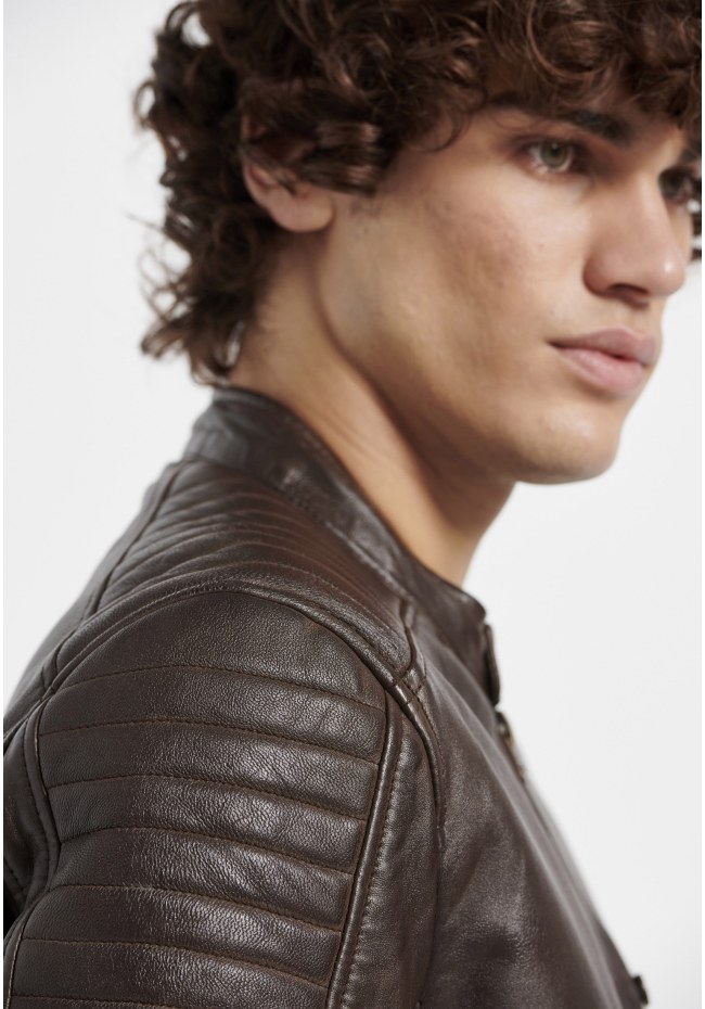 Men's leather jacket (Sheepskin)