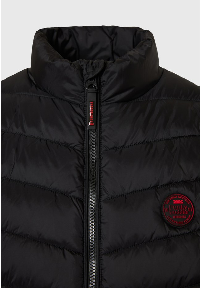 Ανδρικό αμάνικο καπιτονέ μπουφάν