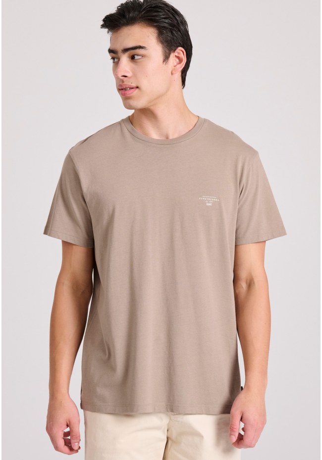 Men's t-shirt with branded print - The essentials