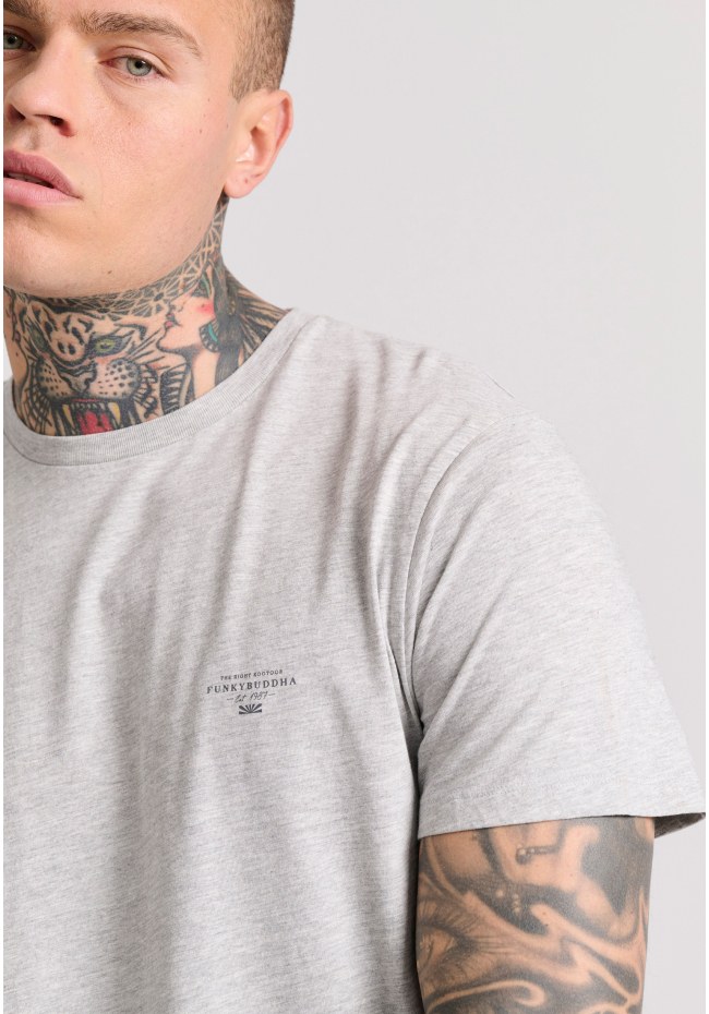 Men's t-shirt with branded print - The essentials