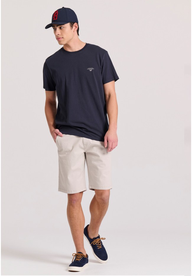Men's t-shirt with branded print - The essentials