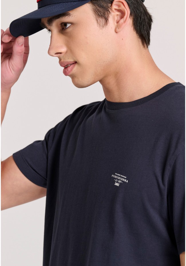 Men's t-shirt with branded print - The essentials
