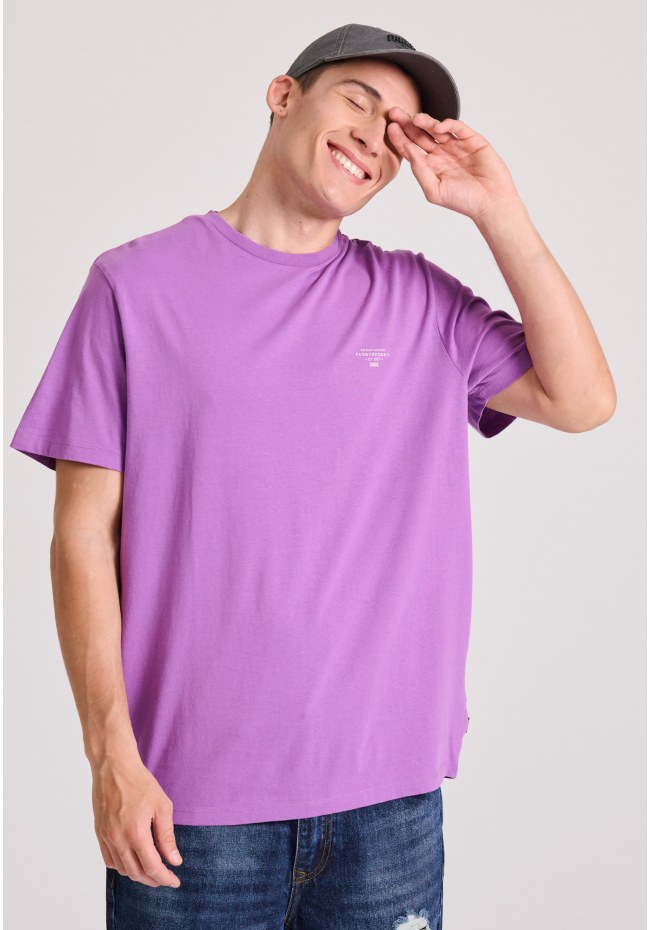 Men's t-shirt with branded print - The essentials