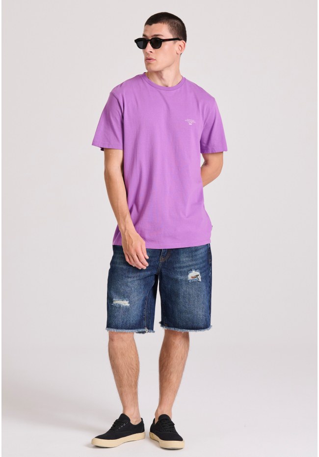Men's t-shirt with branded print - The essentials