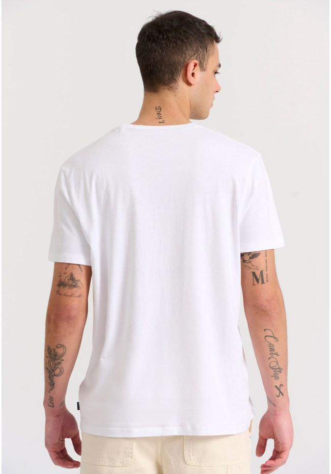 Men's t-shirt with branded print - The essentials