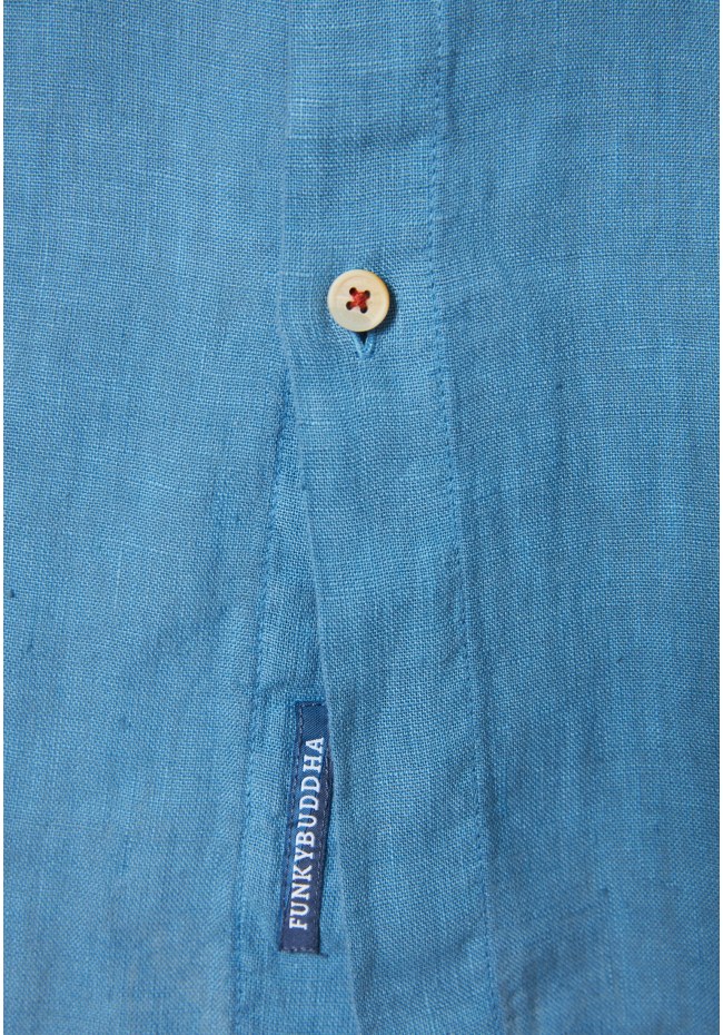 Garment dyed λινό πουκάμισο - The essentials