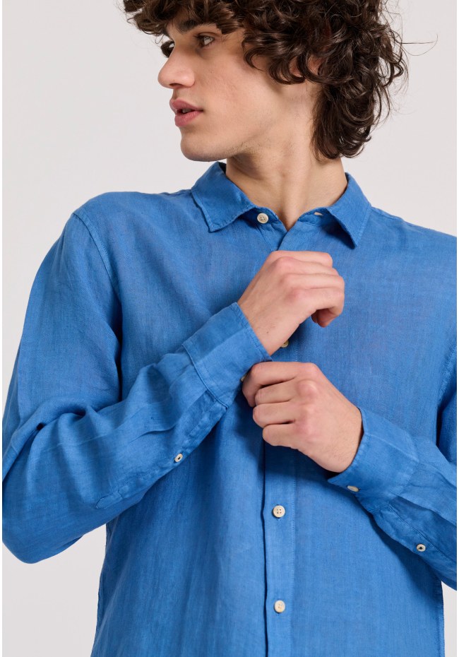 Garment dyed linen shirt - The essentials