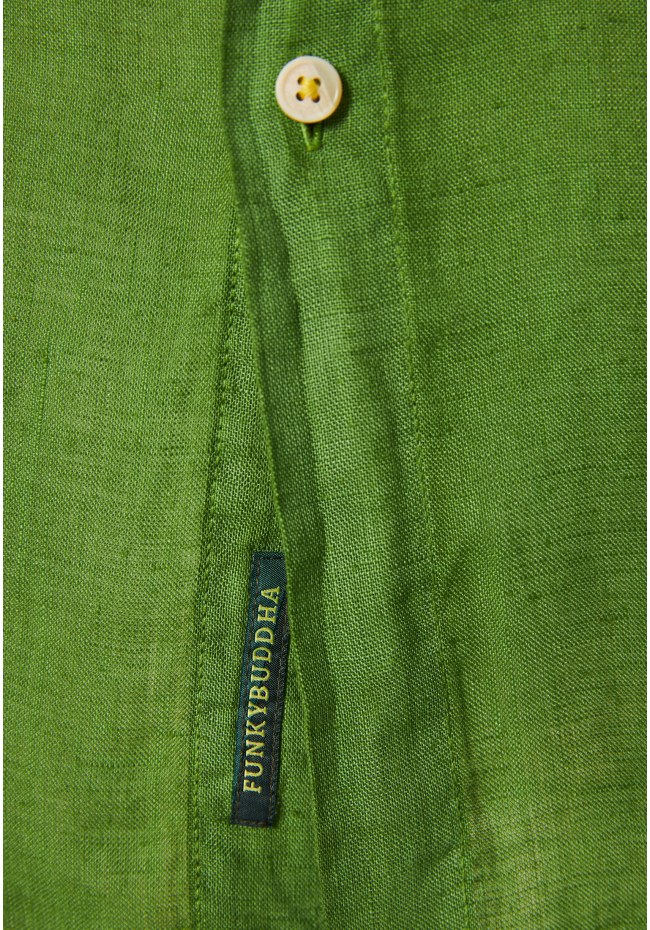 Garment dyed λινό πουκάμισο - The essentials