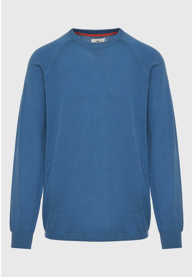 Linen blend ανδρική lightweight πλεκτή μπλούζα