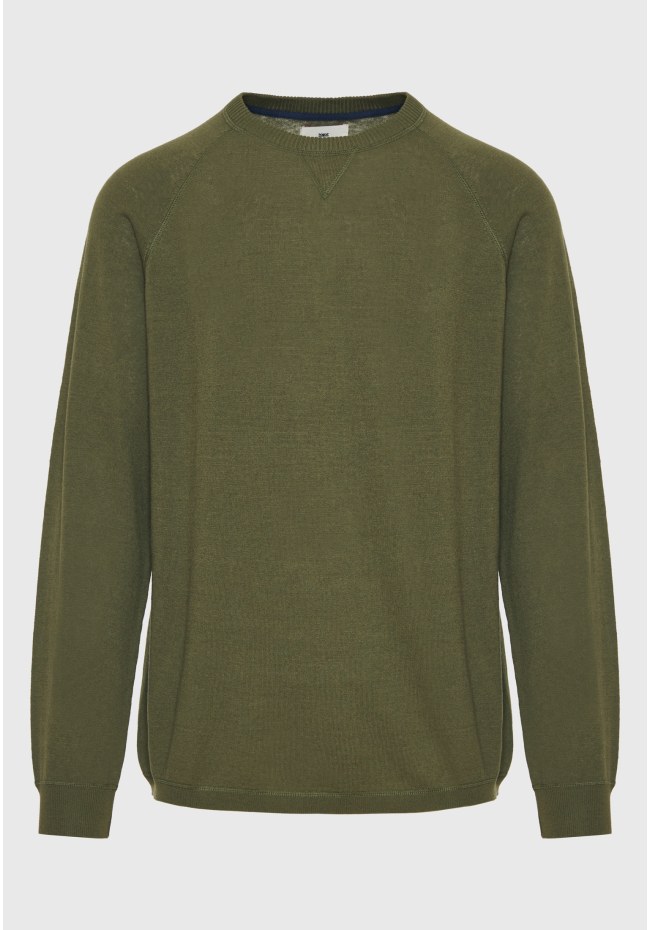 Linen blend men's lightweight sweater