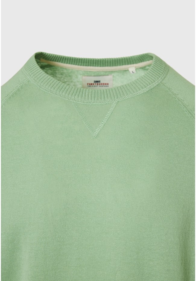 Linen blend ανδρική lightweight πλεκτή μπλούζα