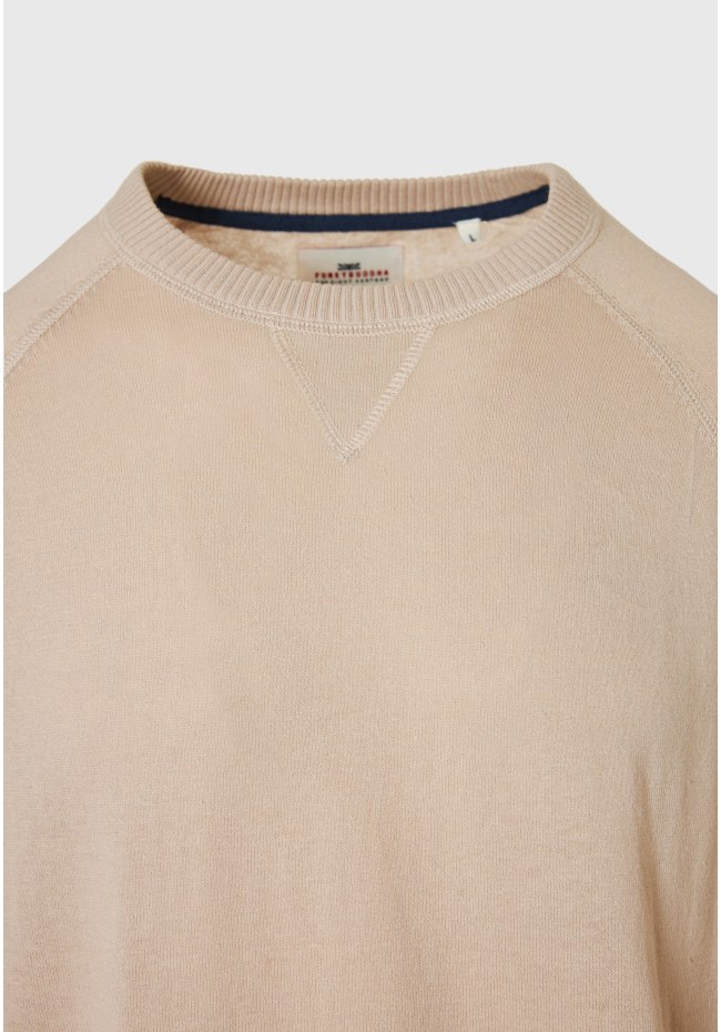 Linen blend men's lightweight sweater