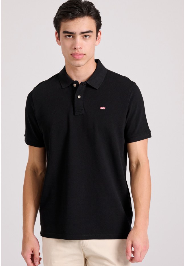 Essential polo shirt with embroidered logo