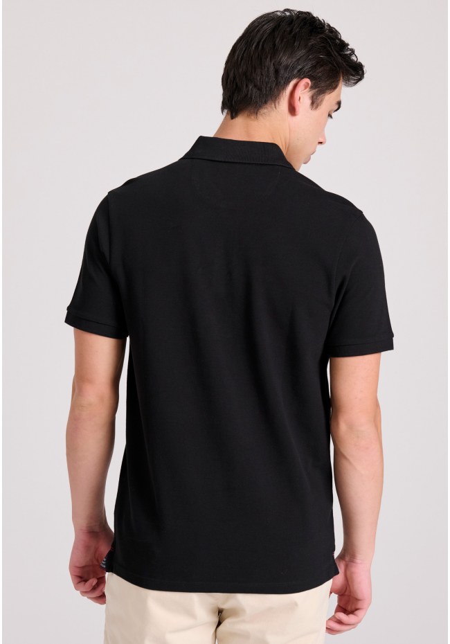 Essential polo shirt with embroidered logo