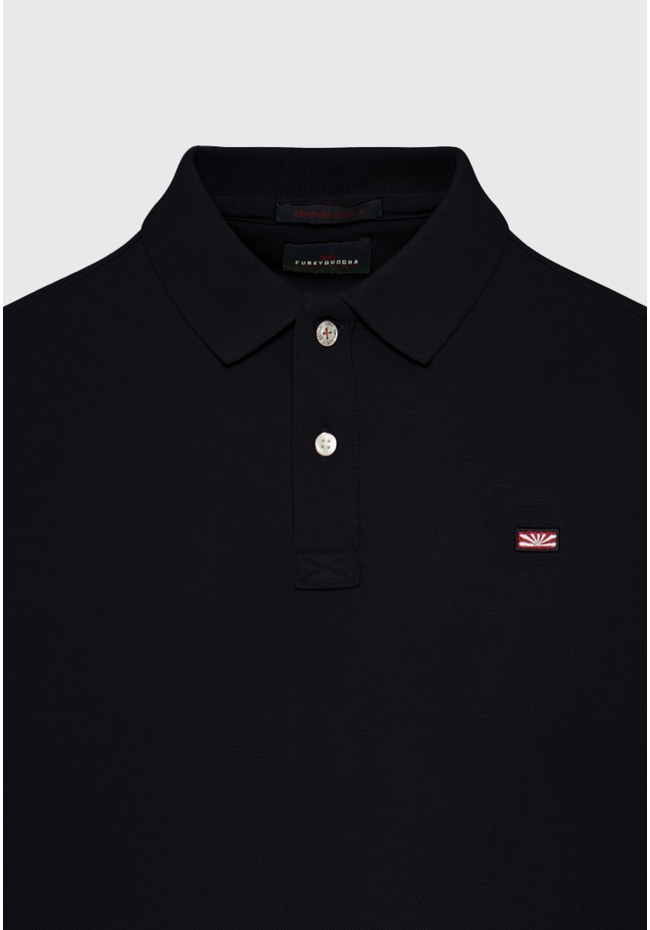 Essential polo shirt with embroidered logo