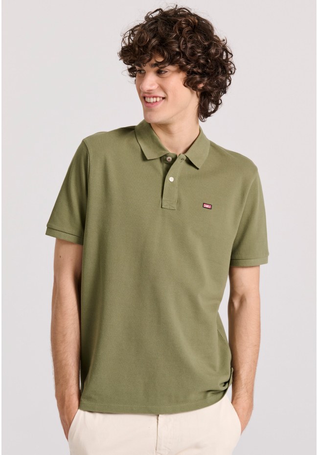 Essential polo μπλούζα με κεντημένο logo