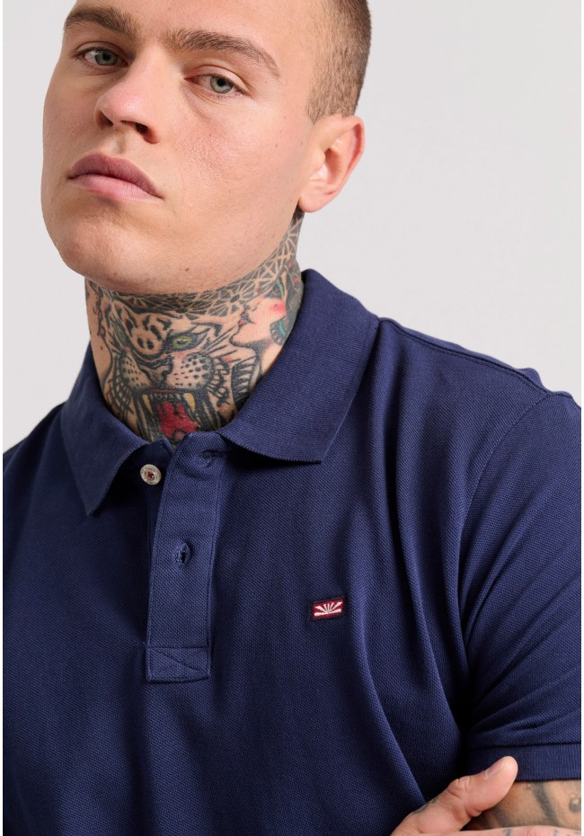 Essential polo shirt with embroidered logo
