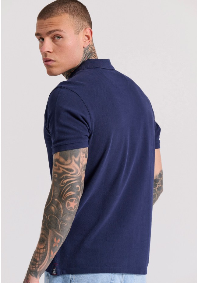 Essential polo shirt with embroidered logo