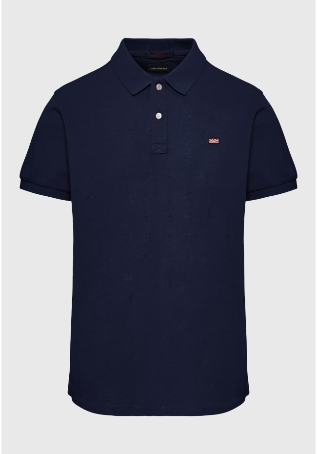 Essential polo shirt with embroidered logo