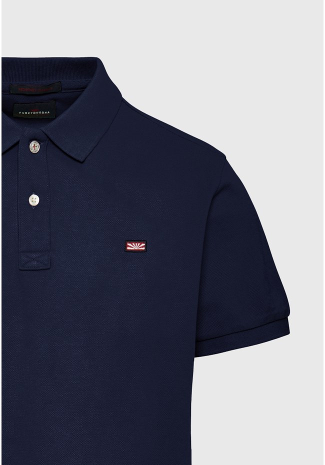 Essential polo shirt with embroidered logo