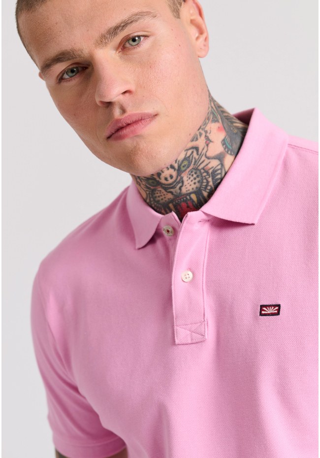 Essential polo μπλούζα με κεντημένο logo