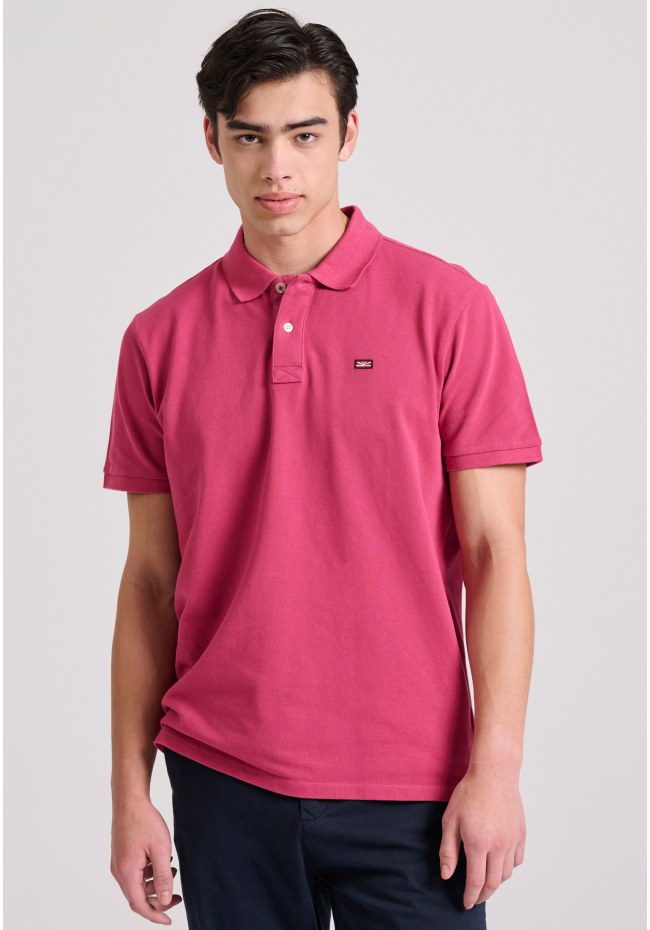 Essential polo shirt with embroidered logo
