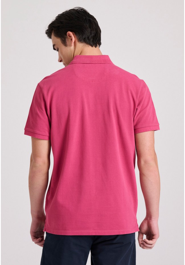 Essential polo shirt with embroidered logo