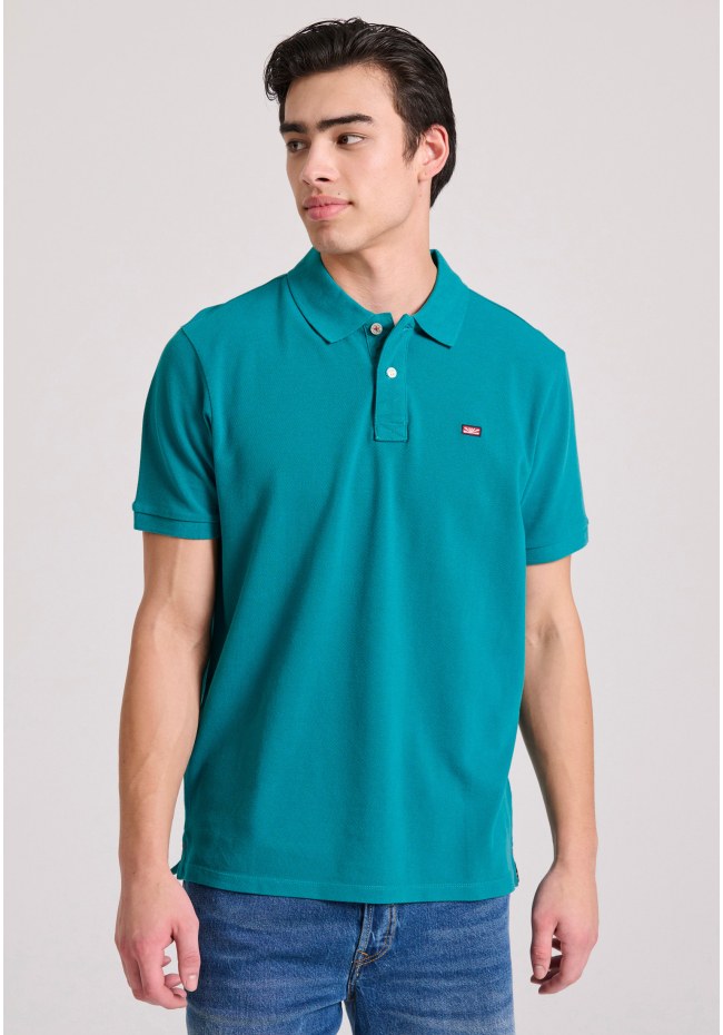 Essential polo shirt with embroidered logo