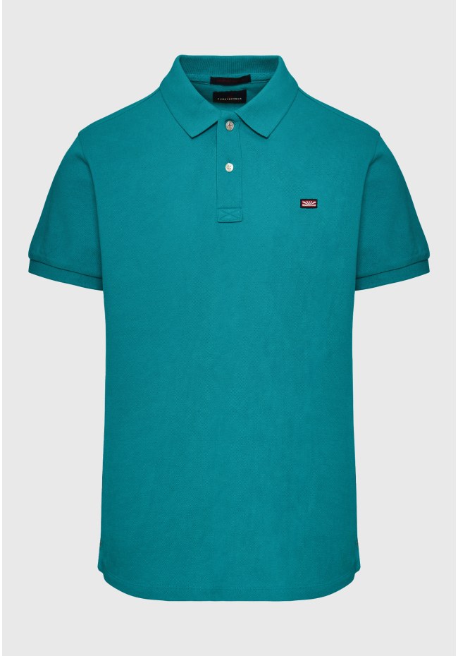 Essential polo shirt with embroidered logo
