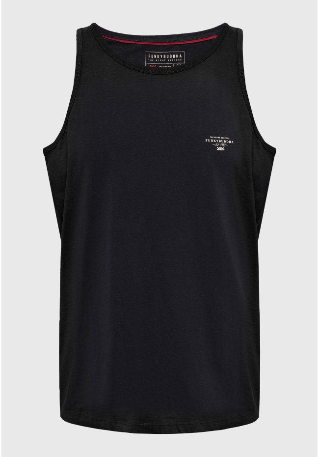 Ανδρικό tank top με logo στο στήθος