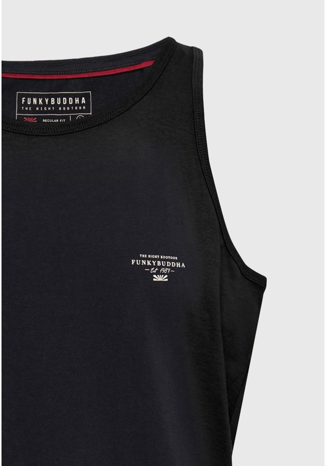 Ανδρικό tank top με logo στο στήθος