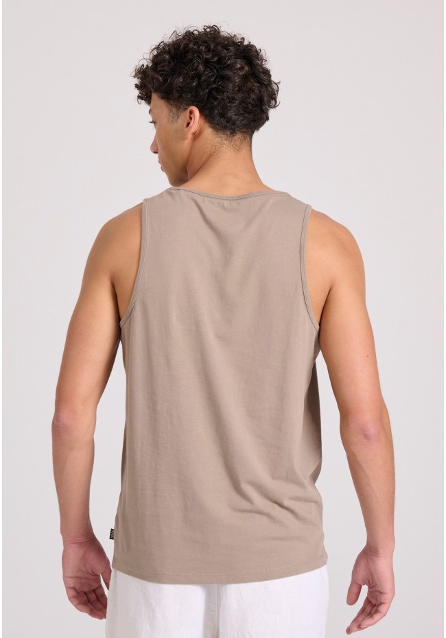 Ανδρικό tank top με logo στο στήθος