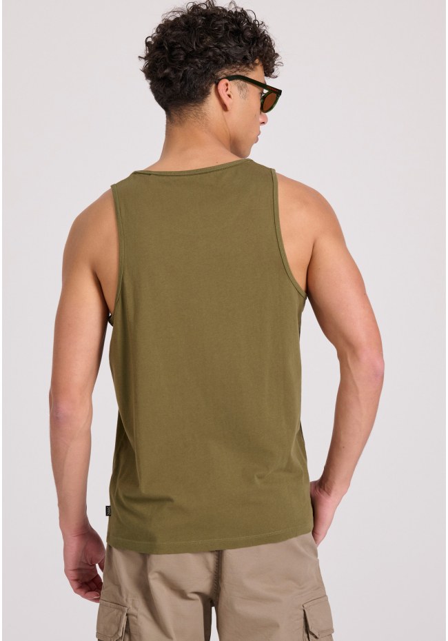Ανδρικό tank top με logo στο στήθος