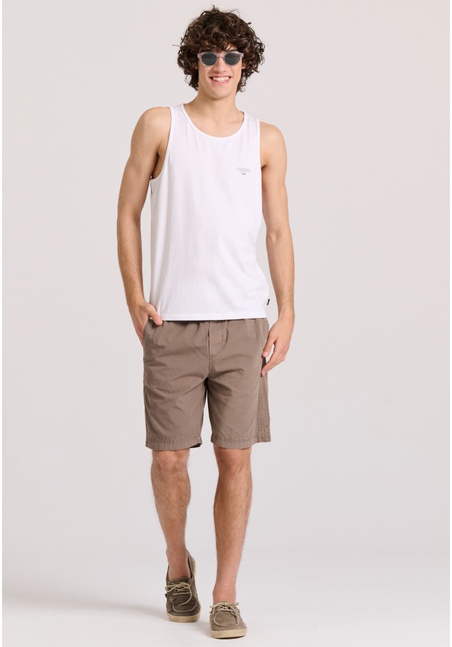 Ανδρικό tank top με logo στο στήθος