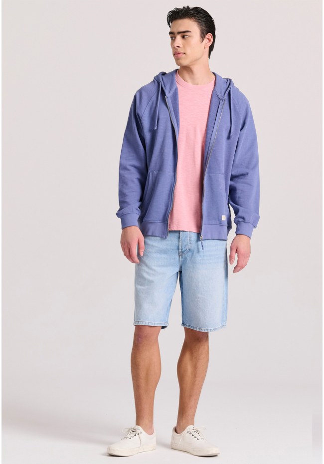 Relaxed fit φούτερ ζακέτα
