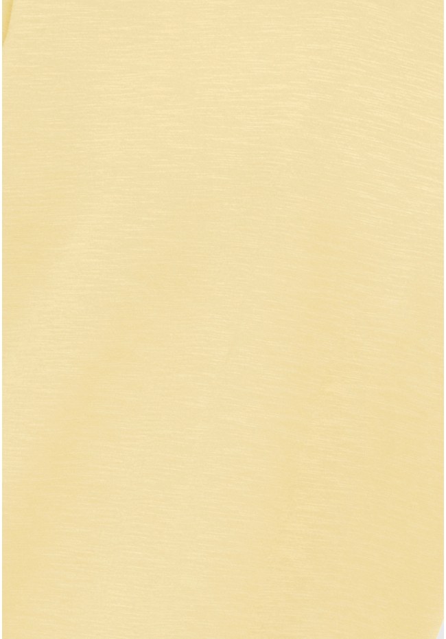Essential t-shirt with henley neck and raw cuts
