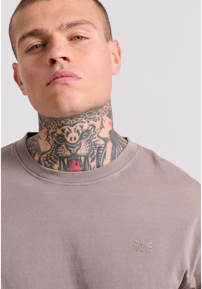 Relaxed fit garment dyed t-shirt