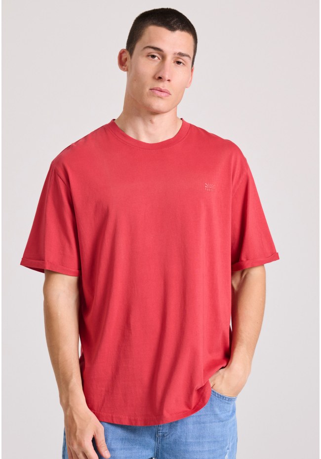 Relaxed fit garment dyed t-shirt