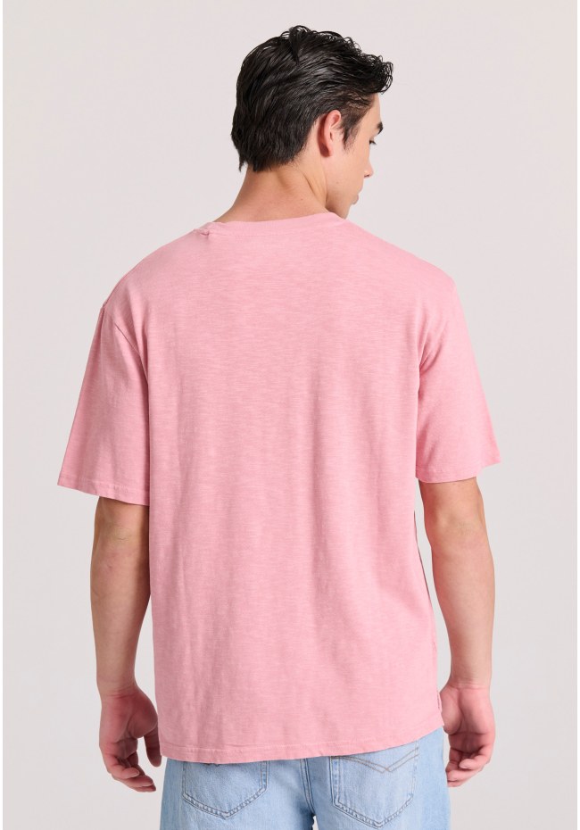 Relaxed fit t-shirt με τσέπη στο στήθος