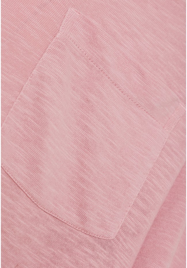 Relaxed fit t-shirt με τσέπη στο στήθος